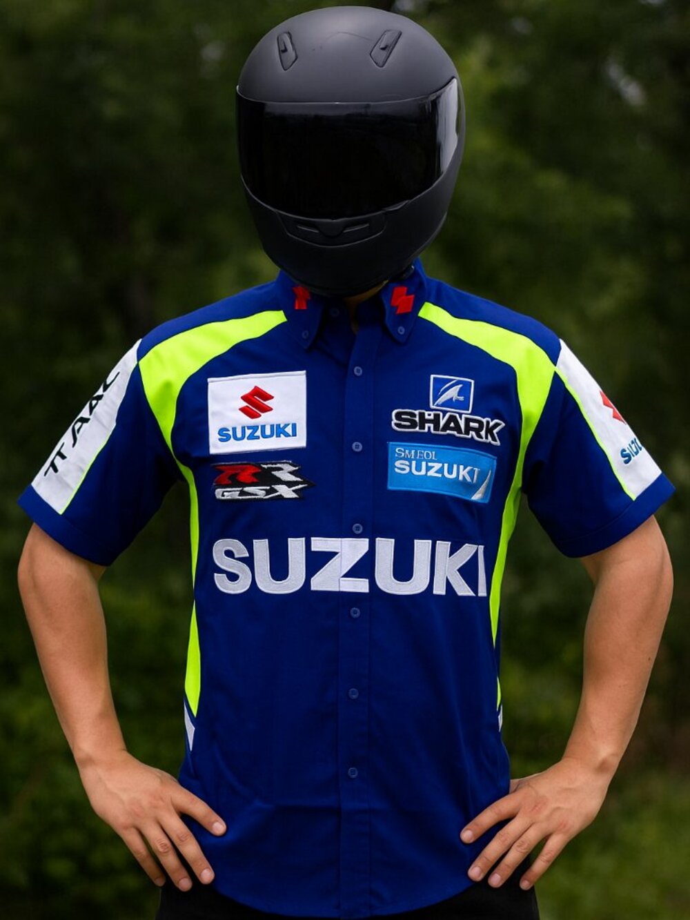 🔥 HG RACING WEAR – SUZUKI STYLE SHIRT 🔥SIZE 2XL